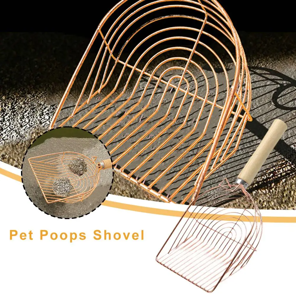 Metal Fine-pore Cat Litter Shovel Cat Tofu Litter Bentonite Special Pet Supplies Sand Ore Waterproof Wear-resistant Z2X1