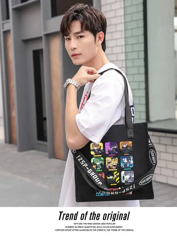 Brainleaf Company Merchandise Ruined Library Employee Cheese Game Anime Handtasche Schulter-Crossbody-Tasche