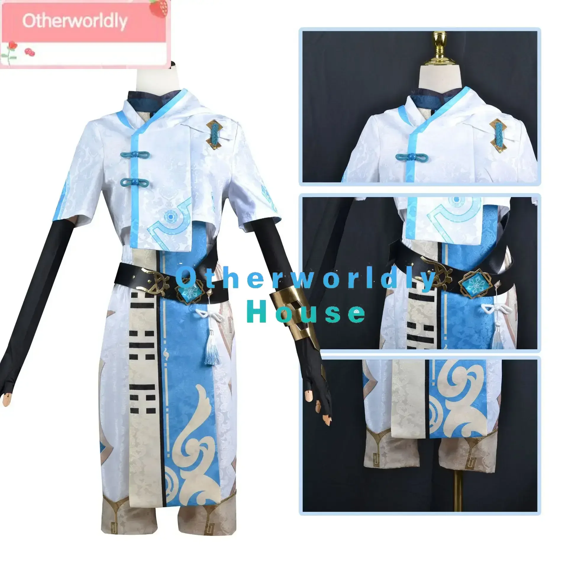 Anime Spiel Genshin Impact Chong yun Cosplay Kostüm Kampf uniform schöne tägliche Outfit Cosplay Kostüm Männer Cosplay Kleidungs stücke