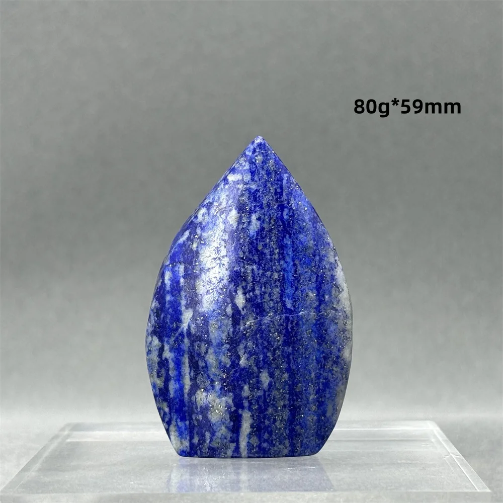 Natural Gemstone Lapis Lazuli Free Form Torch Mineral Quartz Reiki Energy Healing Mineral Meditation Home Decor Gift