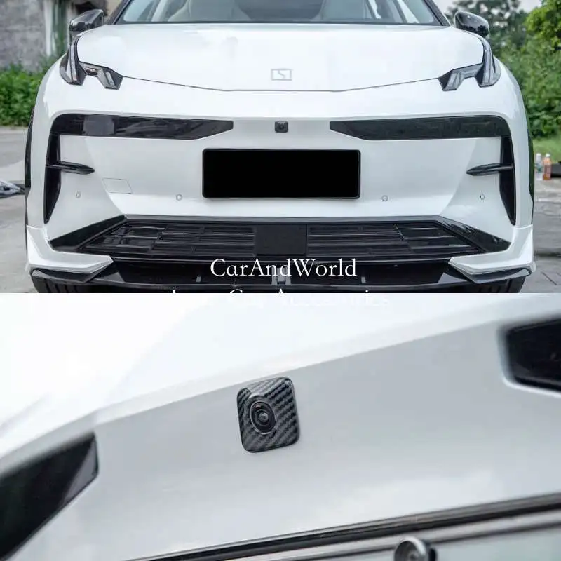 

ABS Carbon Fiber Front Rear Camera Head Radar Frame Cover Sticker Trims Car Moulding Accessories For ZEEKER X 2023-2025