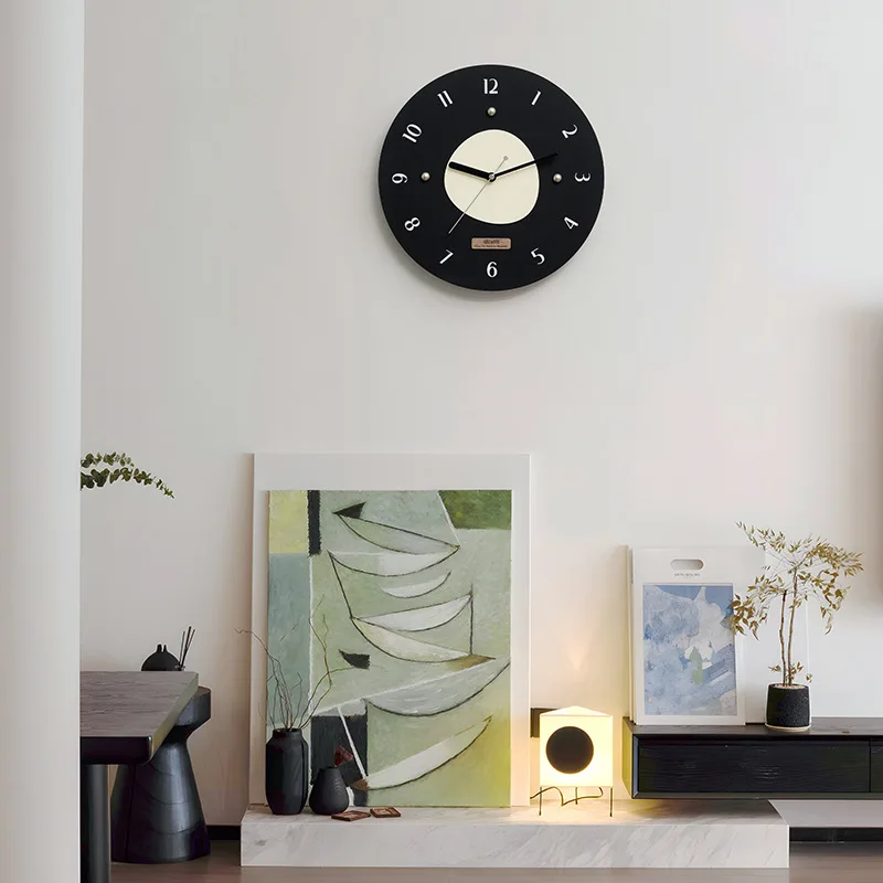 

2025 Modern Wall Clock No Drill Living Room Creative Design Stylus Home Decor Silent NonTicking Battery Operated Wall Clocks