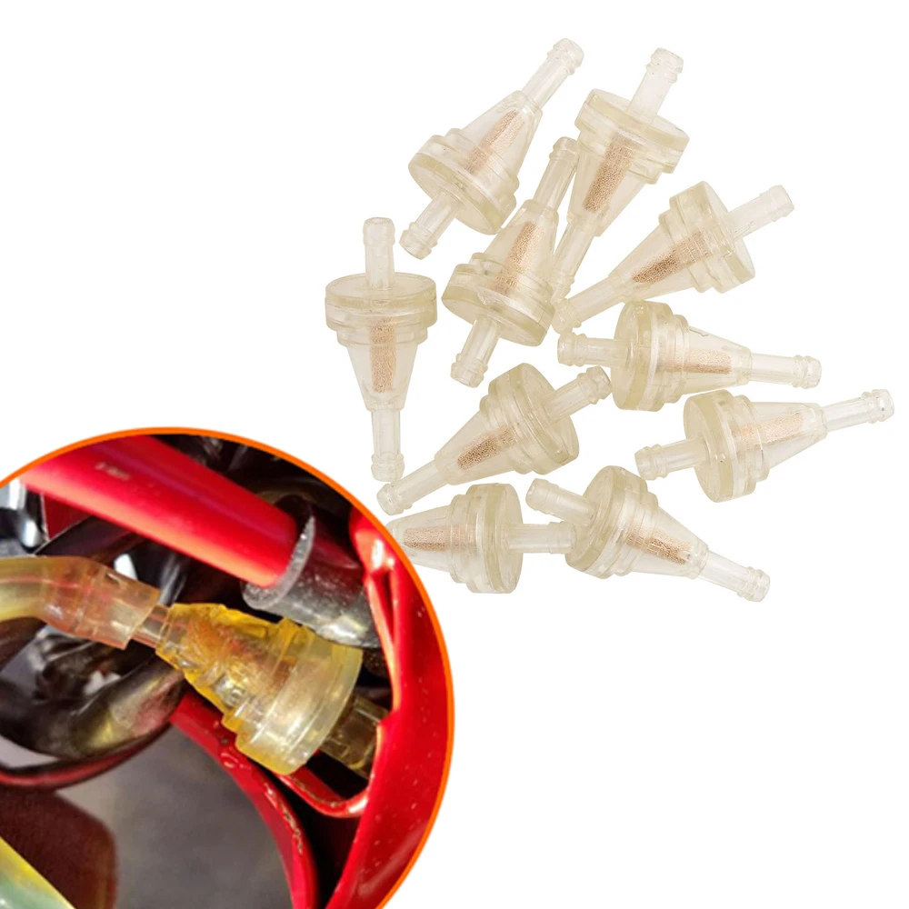 

10 Pcs Inline Gas Fuel Filter For Off-road Vehicles ATVs UTVs Snowmobiles Motorcycles 23013-G1 15469-G1