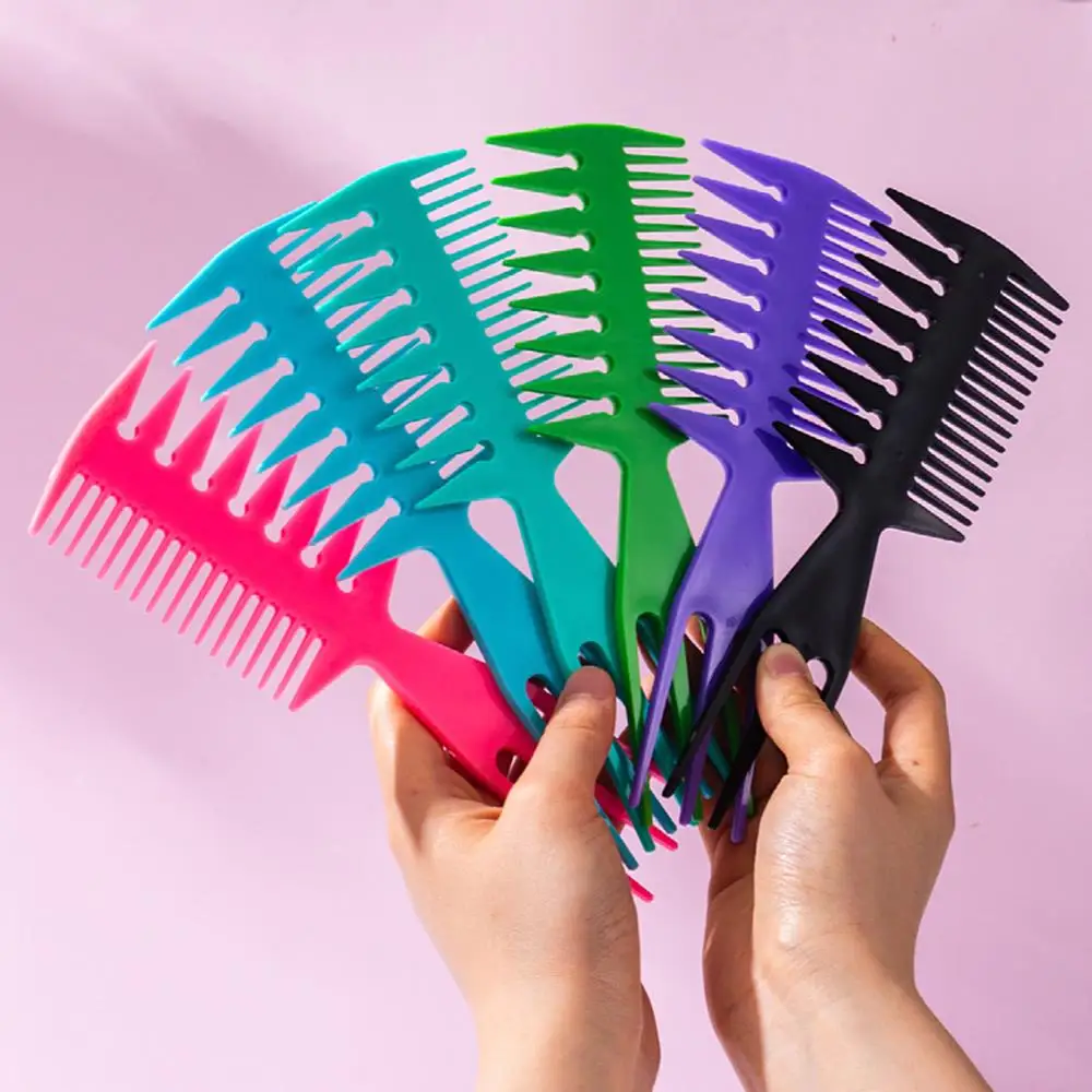 

Новые мужские расчески для волос 3-в-1 пластиковая расческа антистатические прочные мужские расчески профессиональные парикмахерские инструменты для укладки волос