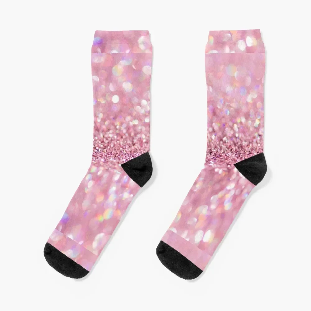 Blush Pink Stardust Socks luxury basketball Socks Girl Men's