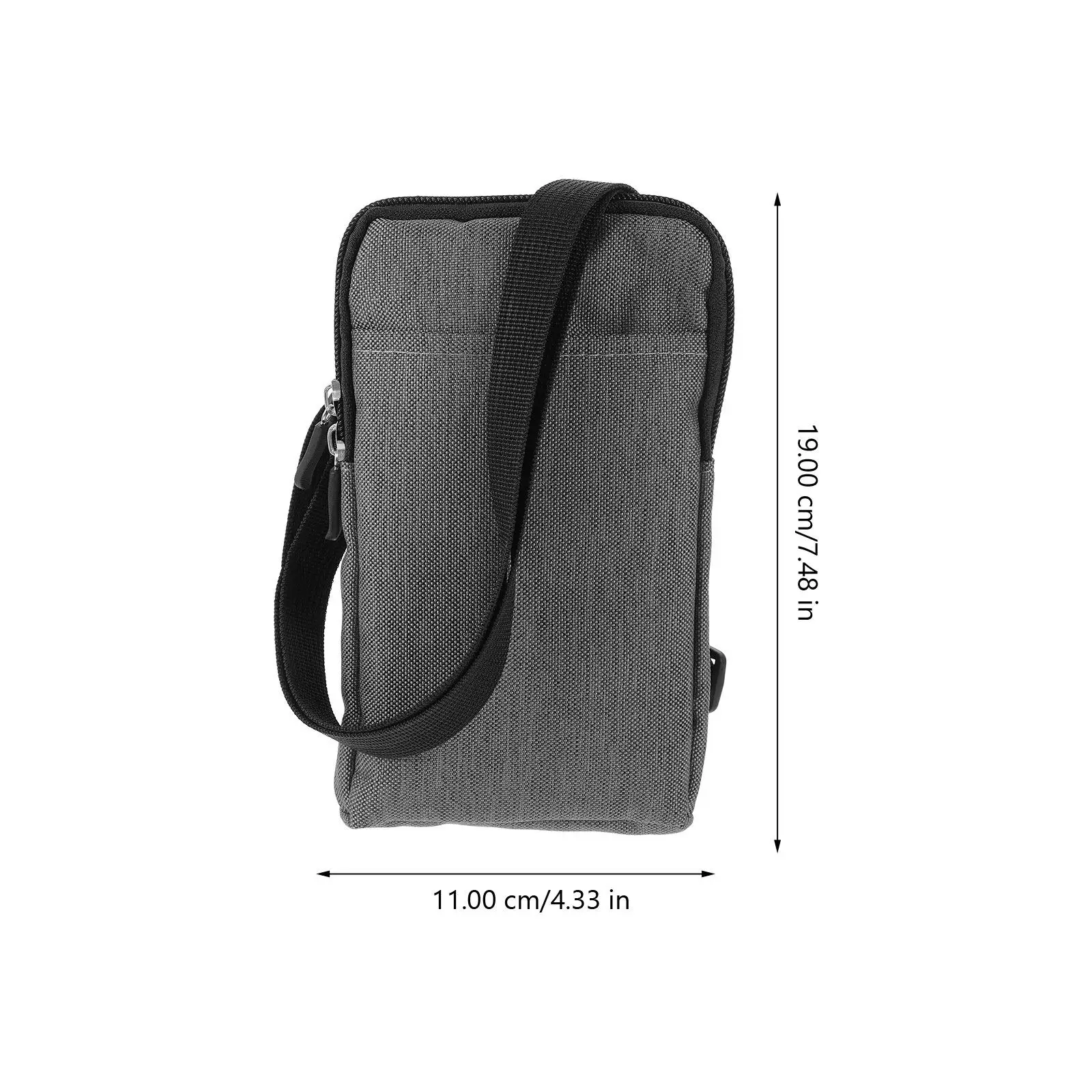 Cell Phone Crossbody Purse Women Stylish Small Cross Body Bag Oxford Fabric Portable Phone Carrier with Adjustable Strap Multi - view 6