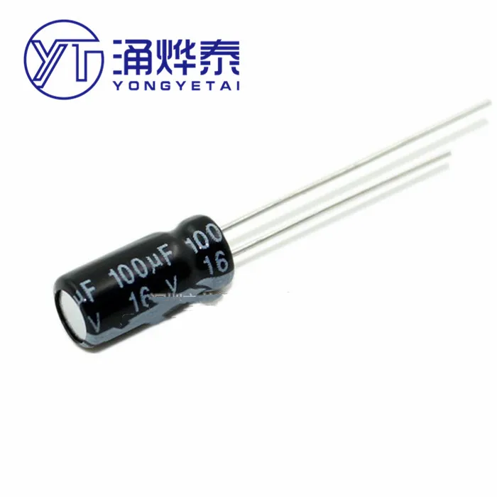 Clearance sale 50PCS Direct plug electrolytic capacitor 100UF 16V 5*7mm