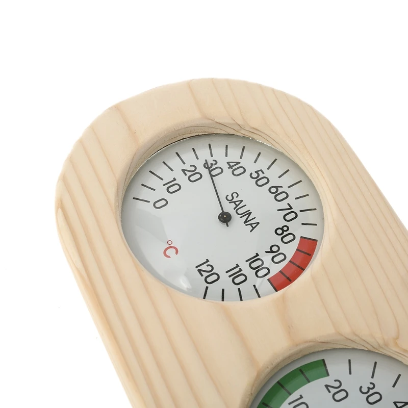 Wooden Sauna Thermometer Hygrometer Temperature Meter Accessories Drop Shipping