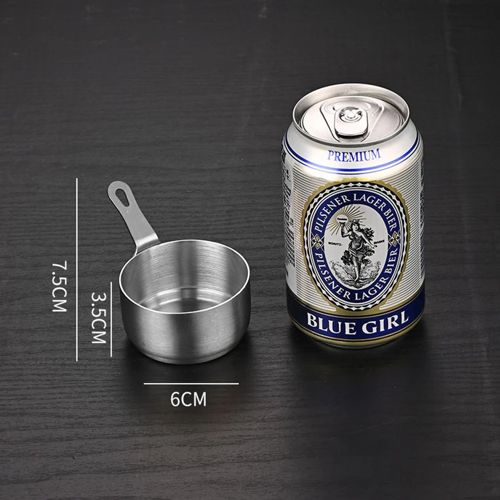 Brand New Sauce Cup Glass Cup Stovetop Safe With Hanging Holes Won\'t Hurt Your Hands Beautifully Crafted For Easy Grip