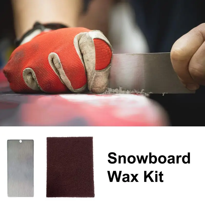 Snowboarding Waxing Kit Snowboard Tool Sturdy Snowboard Wax Kit Practical Waxing Tool Snowboard Maintenance Tool For Winter