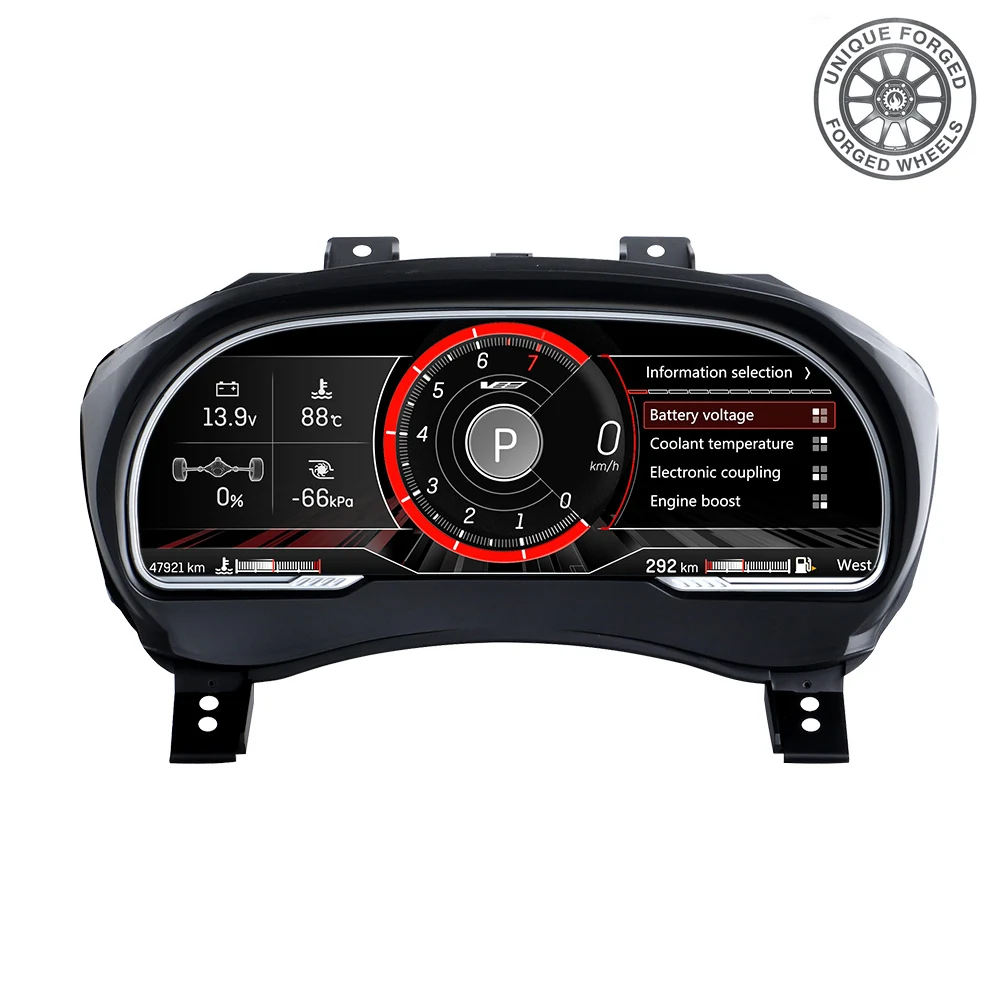 

Foforfor 12.3'' LCD Dashboard for SRX/XTS ICTS/ATS2013-2019 LCD Odometer Auto Parts Virtual Digital Cluster Cockpit