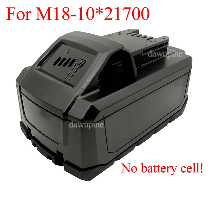 For Milwaukee 18V Lithium Battery Storage Box Charging Protection Circuit Board for M18 10*21700 Plastic Case PCBA Box Stickers