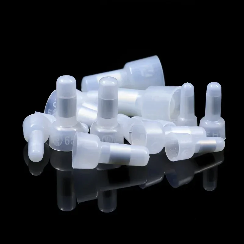 10 ~ 1000 قطعة CE-1 CE-2 CE-5 CE-8 CEType سلك محطة خط الضغط Nylon66 مغلقة نهاية قبعات موصل سيارة الصوت كابل تجعيد لصق