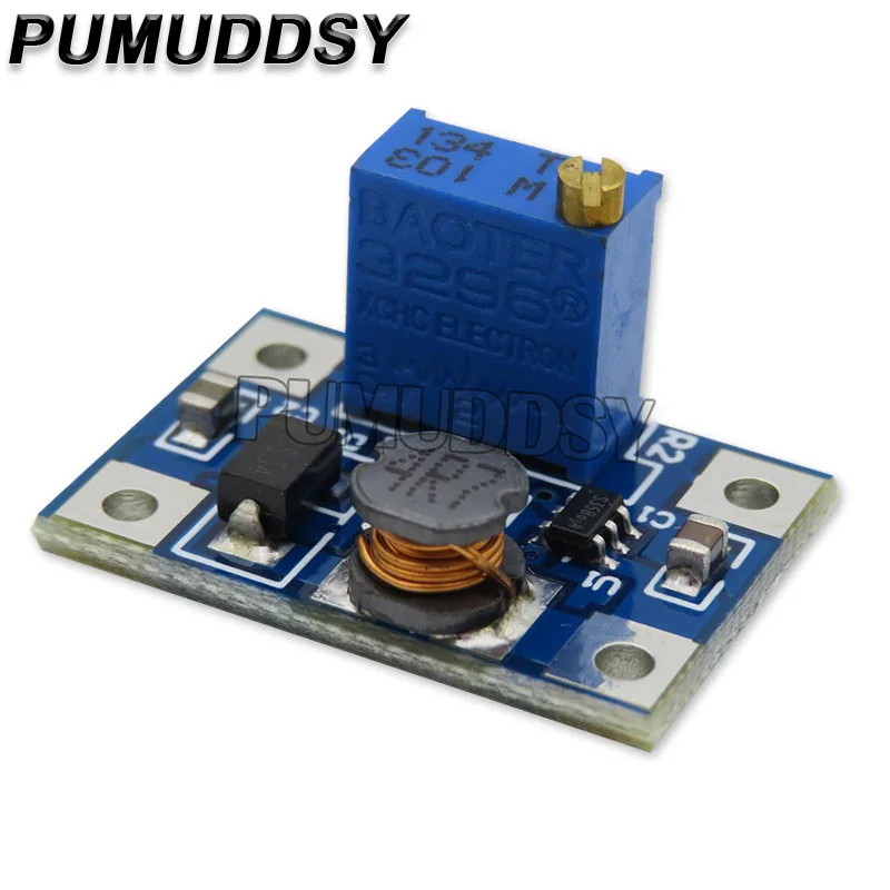 PUMUDDSY DC-DC 2-24V To 2-28V Step Up Adjustable Power Module Step Up Boost Converter Large Current 2A SX1308