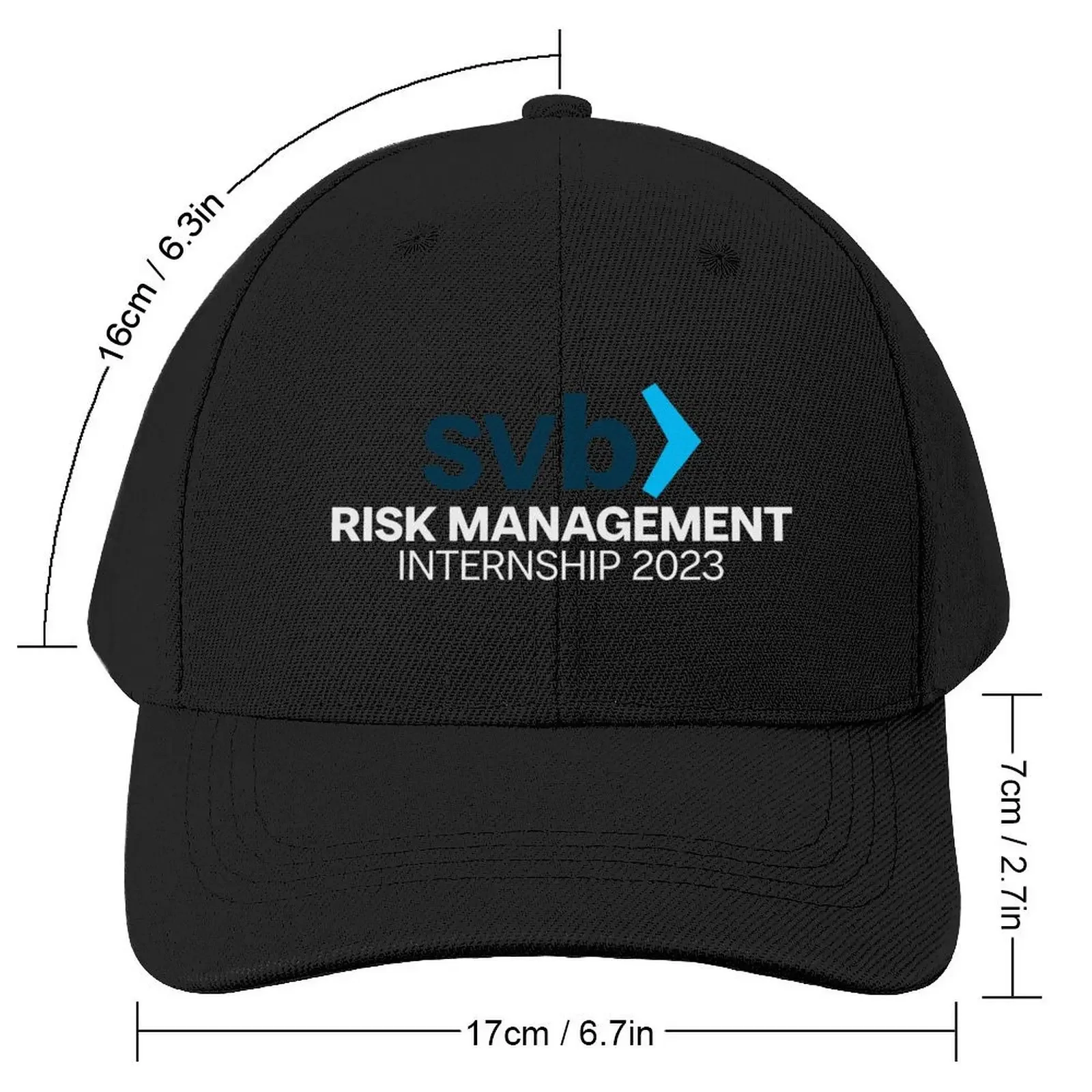 SILICON VALLEY BANK RISK MANAGEMENT INTERSHIP 2023 Baseball Cap Sun Cap Gentleman Hat For Man Women's