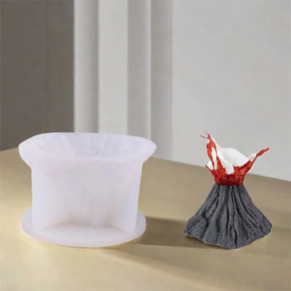 

Creative Elegant 3D Volcano Silicone Mold DIY Crafts Funny Aroma Plaster Candle Moulds Handicraft Baking Cake Tools Party Favors