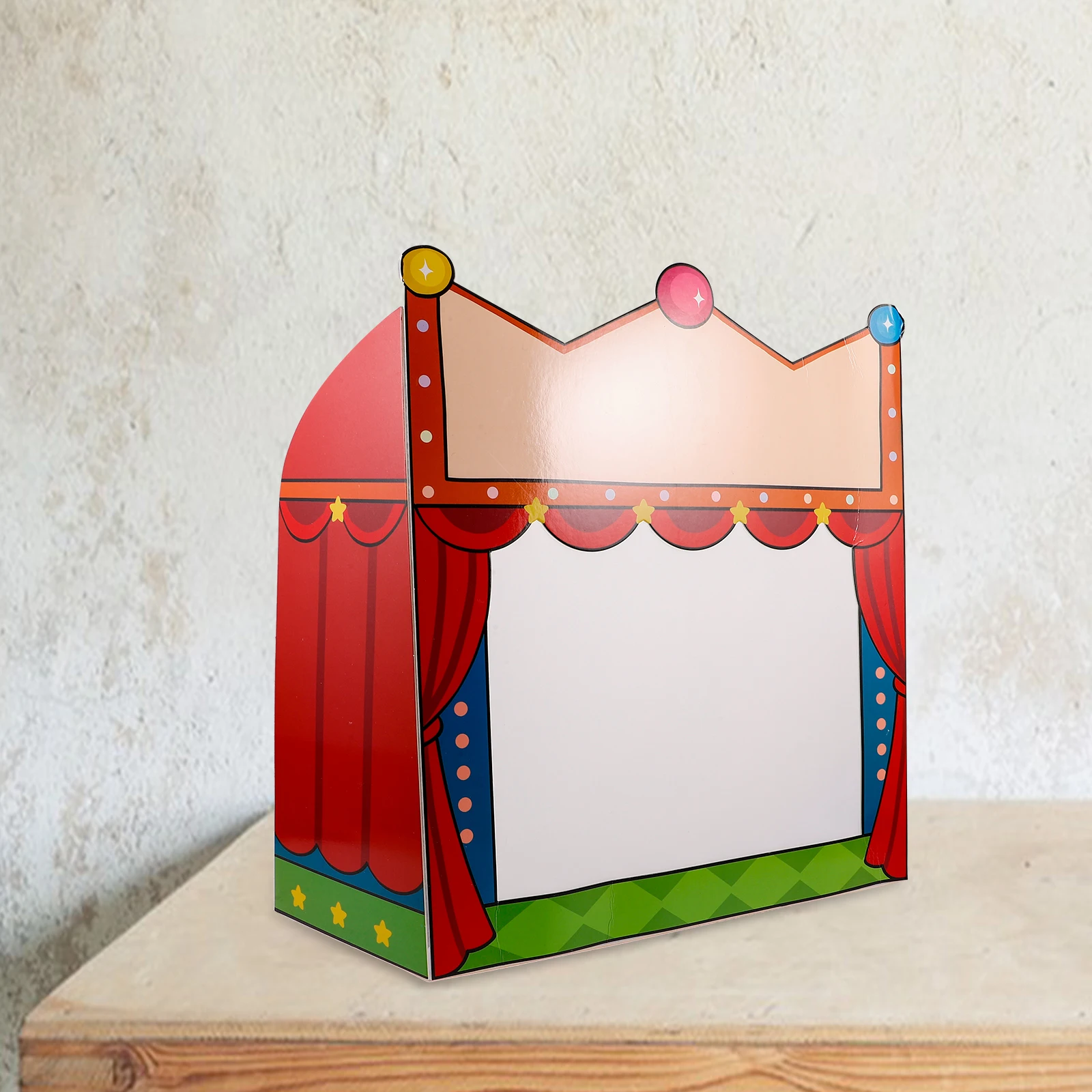 

Shadow Stage Teaching Aids Paper Puppet Theater Hand Model Finger Puppets Sports Kids Platform