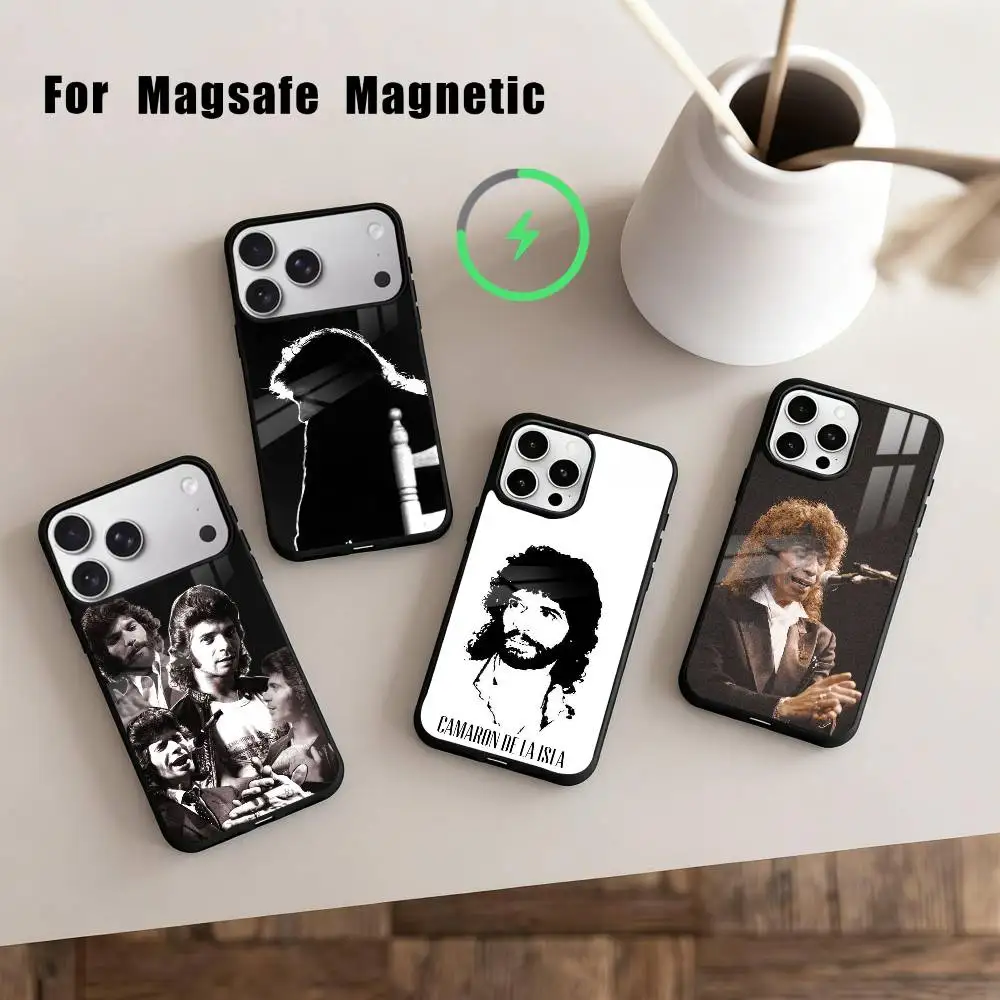 

C-Camaron D-De L-La Isla Phone Case For iPhone17,16,15,14,13,12,11 Plus,For Magnetic Wireless Charge Cover