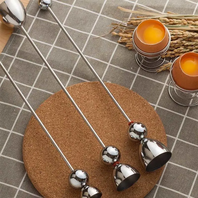 Egg opener Creative egg cutter Egg holder Sticky rice egg opener Stainless steel egg beater Broken egg shell Steamer