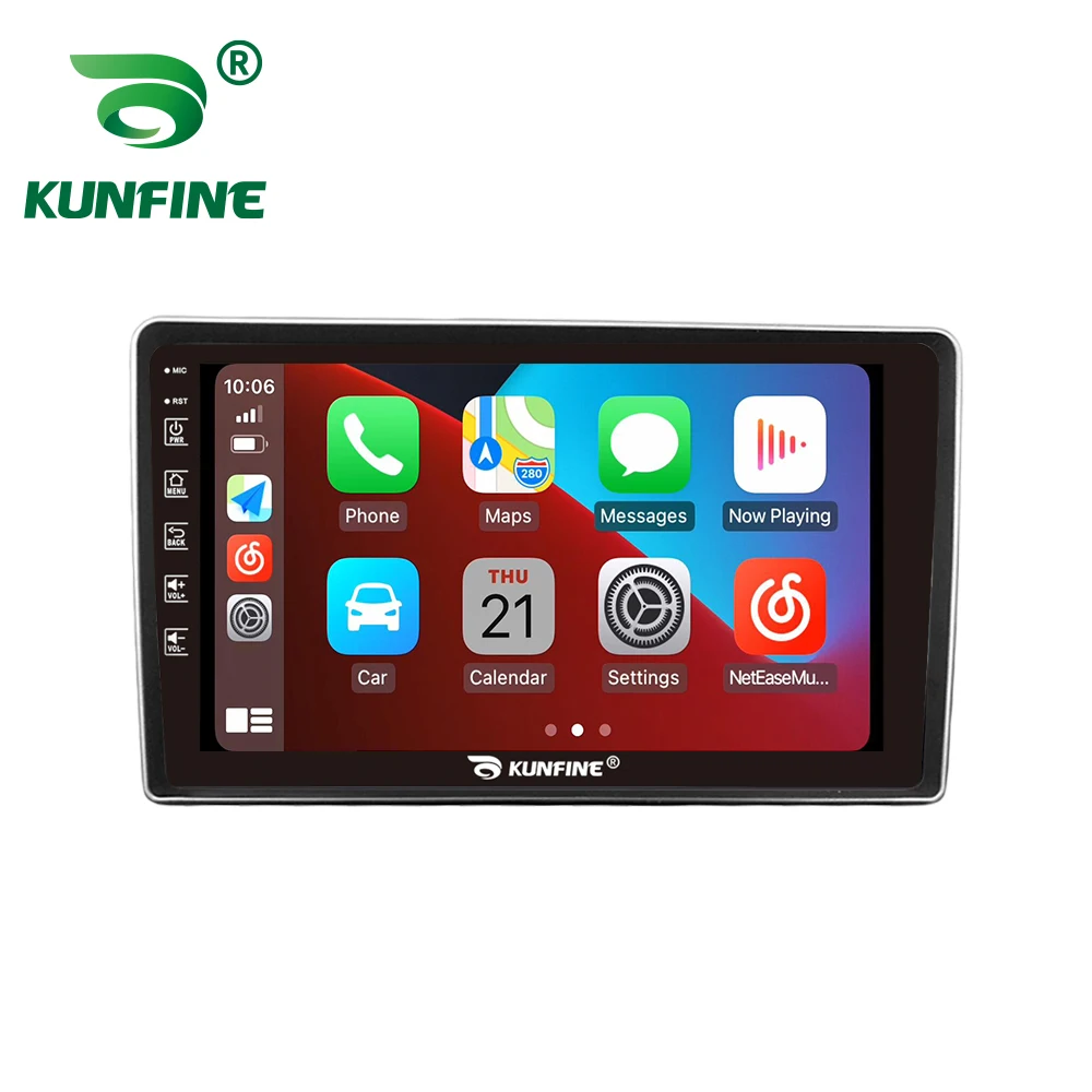 Android 10.0 Octa Core Car DVD GPS Navigation Player Deckless Car Stereo for Mahindra KUV100 Car Radio Unit WIFI