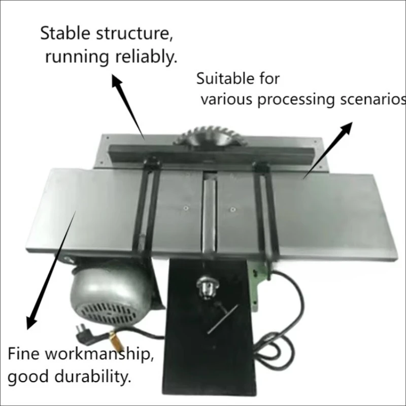 Woodworking Core Components Engine 220V Electric Multifunctional Three-in-One Wood Planer Lift Table Saw