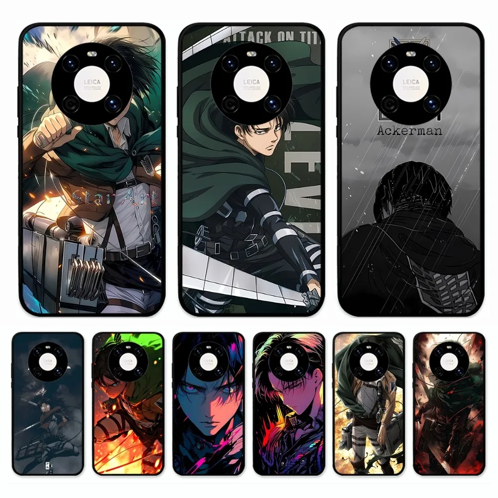 Anime Attack On Titan Levi Ackerman Phone Case For Huawei Mate 10 20 30 40 50 Lite Pro Nova 3 3i 5 6 SE 7 Pro 7SE