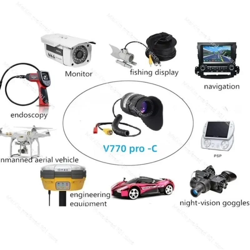 عرض ساخن لعام 2025 منظار أحادي العين مثبت على الرأس 80 بوصة شاشة كبيرة 0.39 بوصة OLED مع عدسات 38 مللي متر تدعم تعديل سطوع الديوبتر