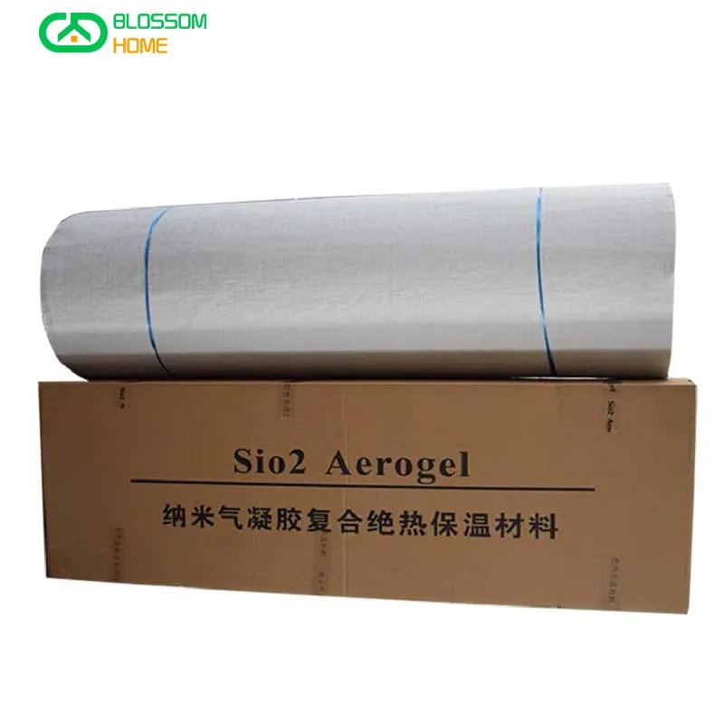 Ultra-thin Insulating Aerogel Felt Silica Nano Aerogel Suitable For High Temperature Pipeline Thickness 3mm 6mm 10mm