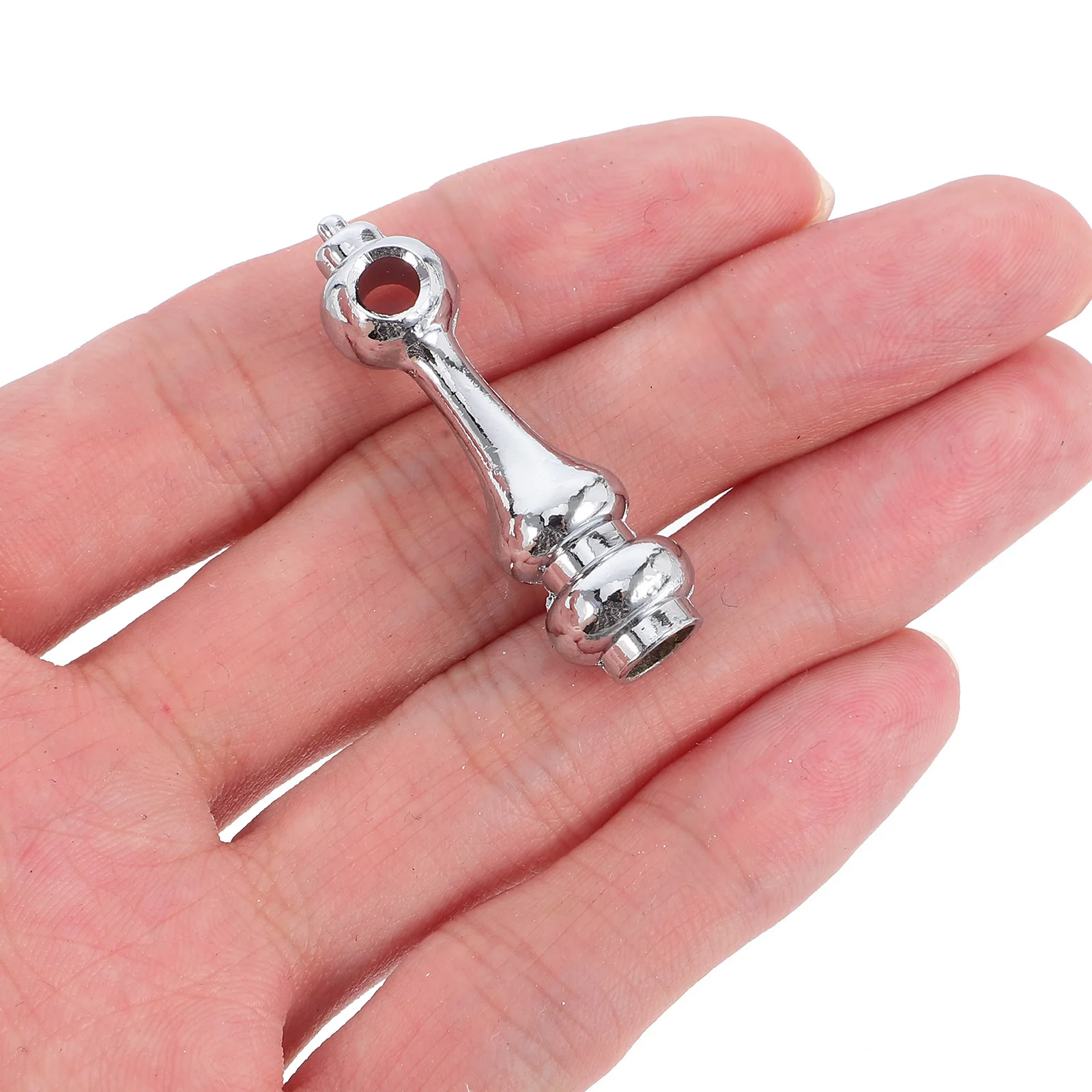 

10pcs Zinc Alloy Railing Connectors For Glass Fencing Furniture Cabinet Cart Gourd Head Pole End Caps Hardware Connection