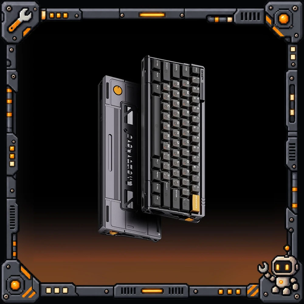 QWERTYKEYS QK60 HE Magnetic Switch Mechanical Keyboard Hall-Effect Gaming Keyboard 0.001mmRT 8000Hz Polling Rate PC Accessories