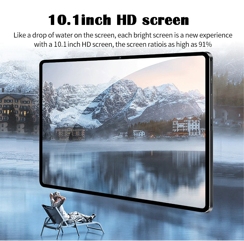 2025年新型タブレット Sauenaneo 10.1インチ A105タブレット - Android 11 64GB オクタコア タッチスクリーン WIFI対応 3G通話 デュアルカメラ
