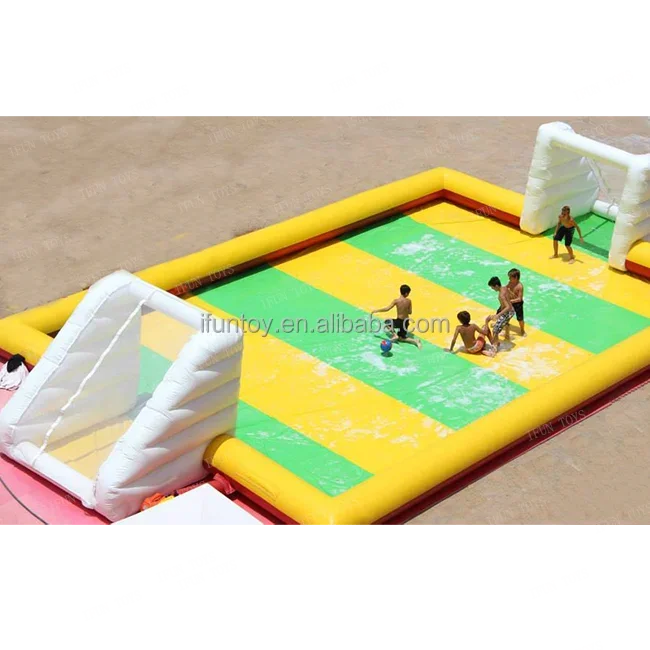 Outdoor Human Foosball Inflatable Human Table Soccer Slip n Slide Football for Team Building Games