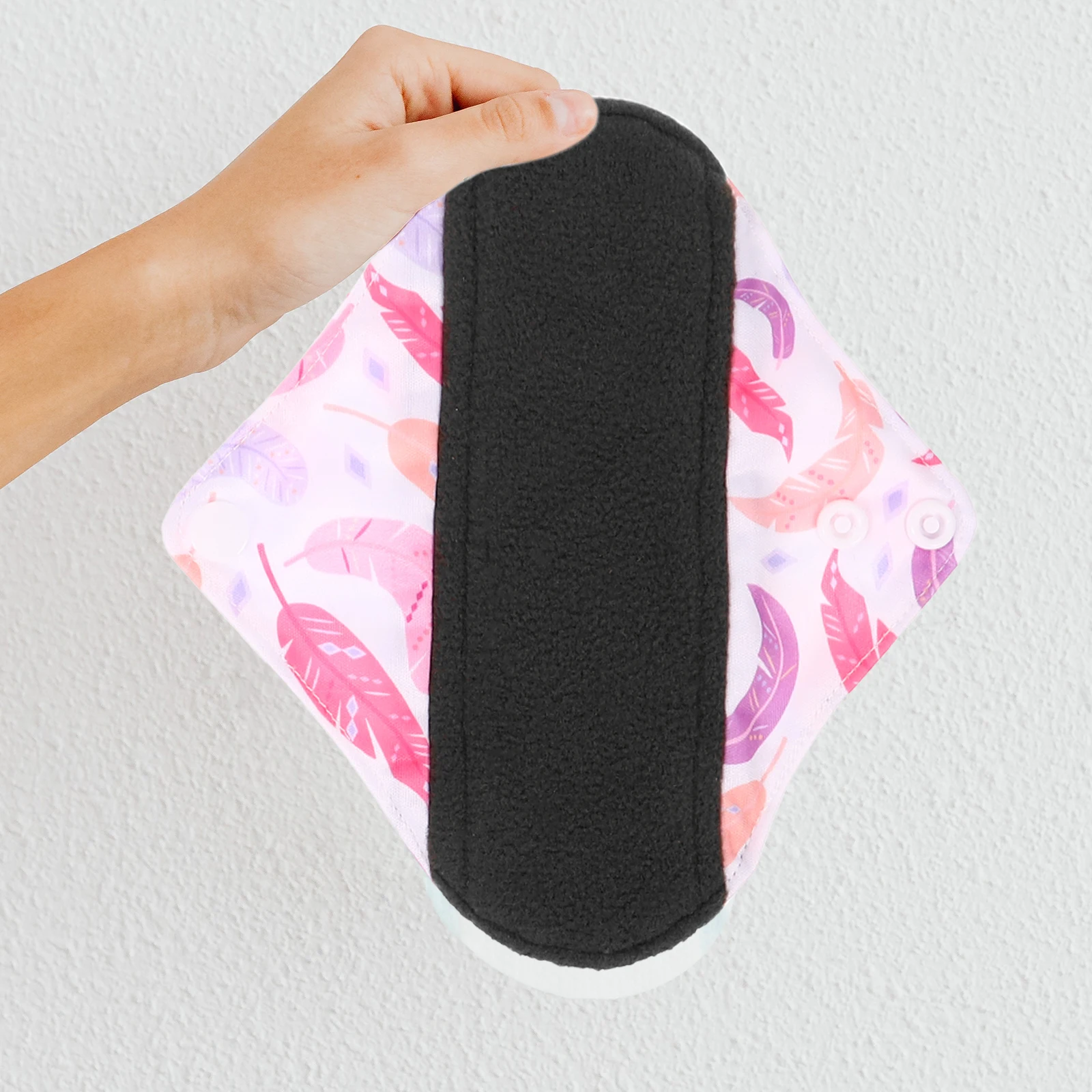 

5 Pcs Eco-friendly Menstrual Pad Super-absorbent Pads Towel Washable Panty Liners