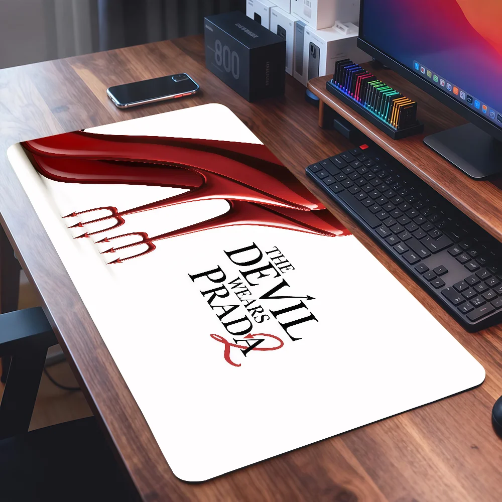 Movie The D-Devil Wears P-PradaS Mouse Pad Square Office Gaming Desk Mat Waterproof Non-Slip Rubber Decorative