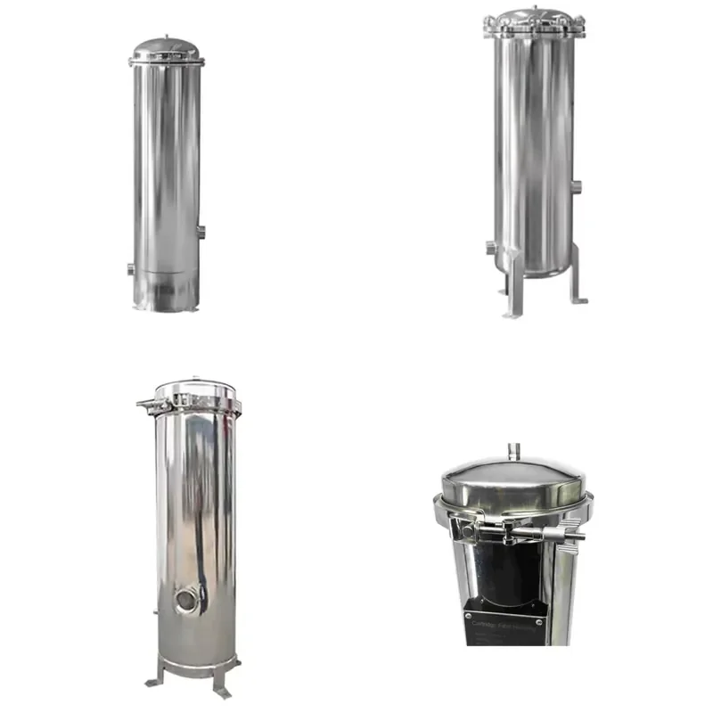 Quick-Change SS304 Cartridge Filter Housing 20'' for Efficient Filter Replacement