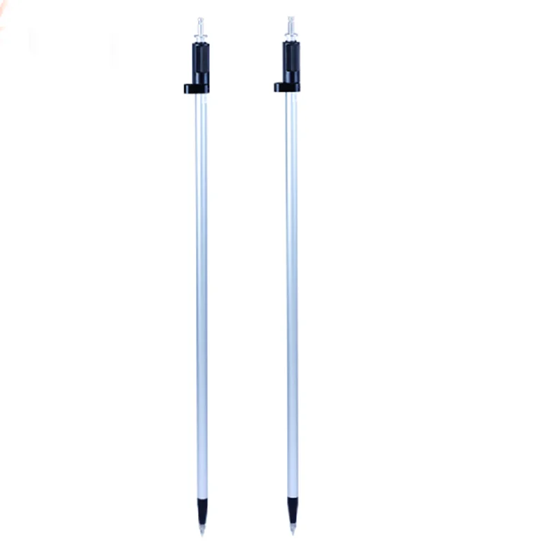 2PCS Telescopic Aluminum Rod 2.15M Prism Pole For Land Survey Total Station Surveying Accessory