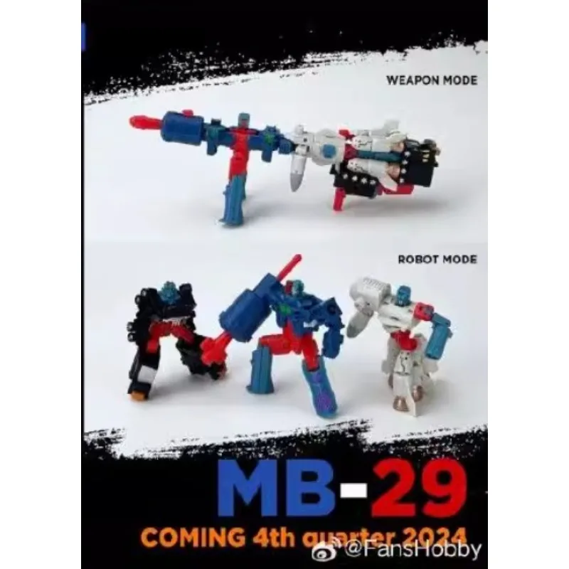 Fans Hobby FH MB-29 MB29 Weapon Model The Blaster Team Transfiguration Toy Tyrant MB-17 MB17 Thunder Fleet Edition