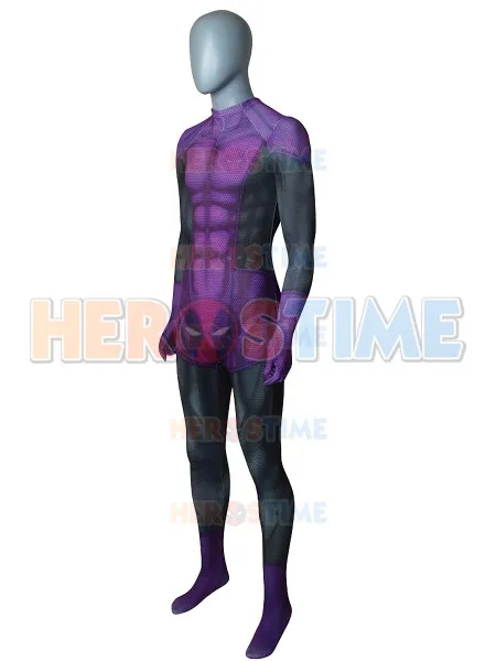 Beast Boy Suit Spandex Cosplay Costume Men Boys Superhero Jumpsuit Zentai Bodysuit Adult