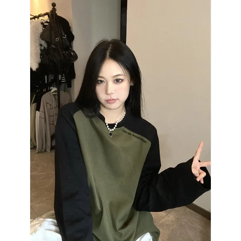 

Harajuku Oversized Fashion Sweatshirts Korean Style Pullover Hoodie Vintage Aesthetic Long Sleeve Gothic Women's Clothing