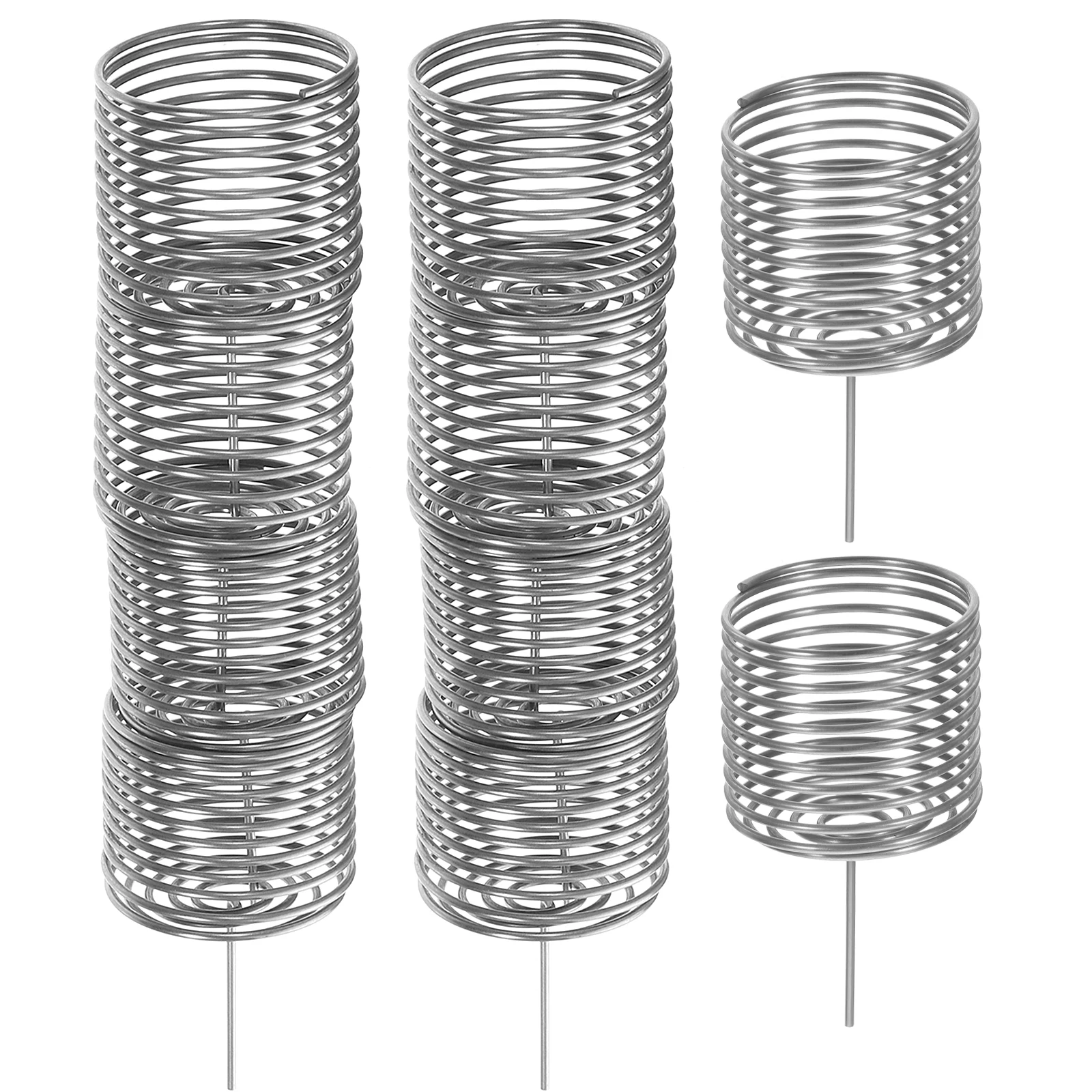10 قطعة صناديق الفولاذ المقاوم للصدأ بونساي زراعة سلال البستنة حاويات التسميد قابلة لإعادة الاستخدام دائم في الهواء الطلق #1