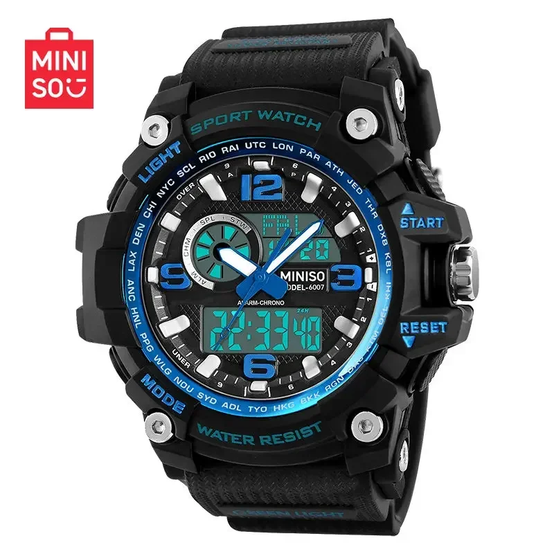 Miniso Orginal Multi-function Sports Waterproof Luminous Watches