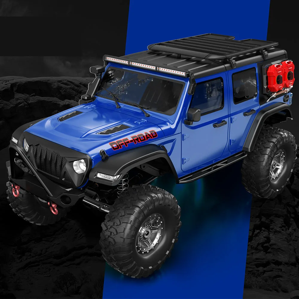 NEW HB 1/10 Wrangler RC remote control off-road vehicle four-wheel drive high horsepower professional hill climbing model gift