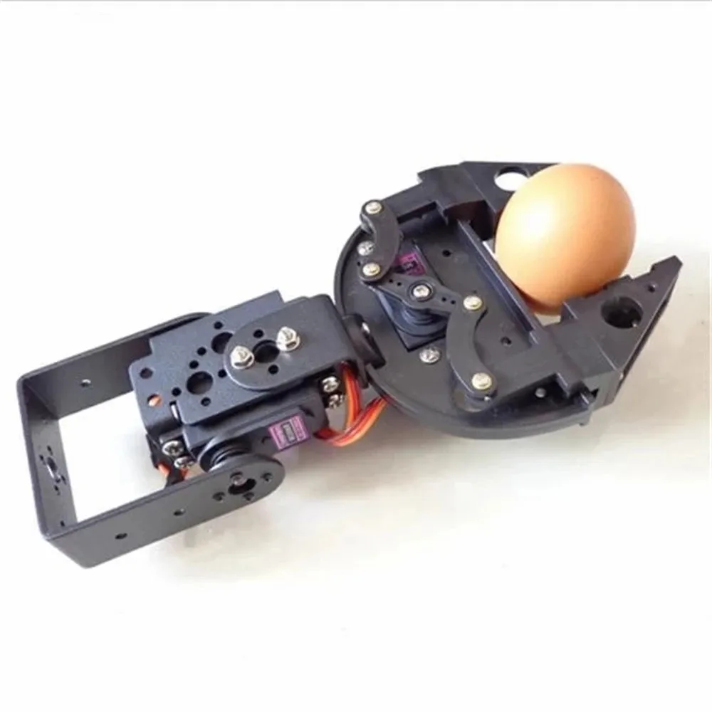 Neues Roboter klemm greifer Servo halterung mechanisches Klauenarm-Kit für DIY-Spielzeug für Arduino kompatibel mit mg996, mg995, ds3218 – Detail 1