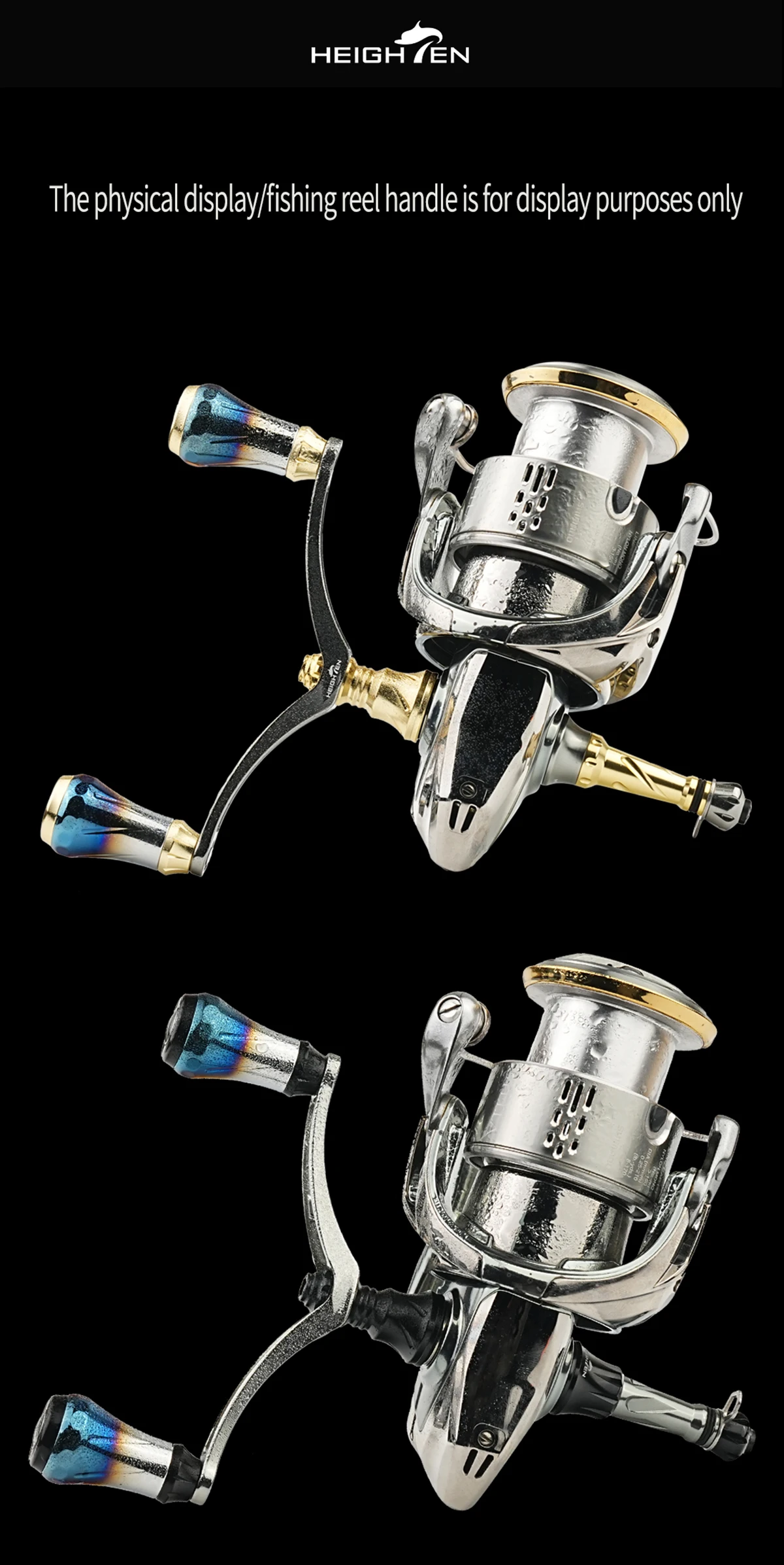 Spinn rollen griff 98mm für Shimano Daiwa Spinn rolle – Detail 11