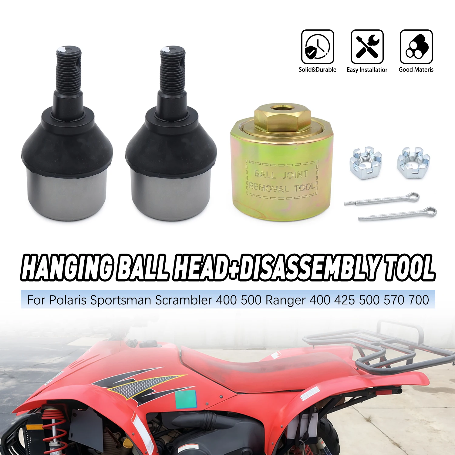 

Lower Ball Joint Bracket Removal Puller Tool Parts For Polaris Sportsman Scrambler 400 425 500 570 700 Ranger Scrambler ETX TM