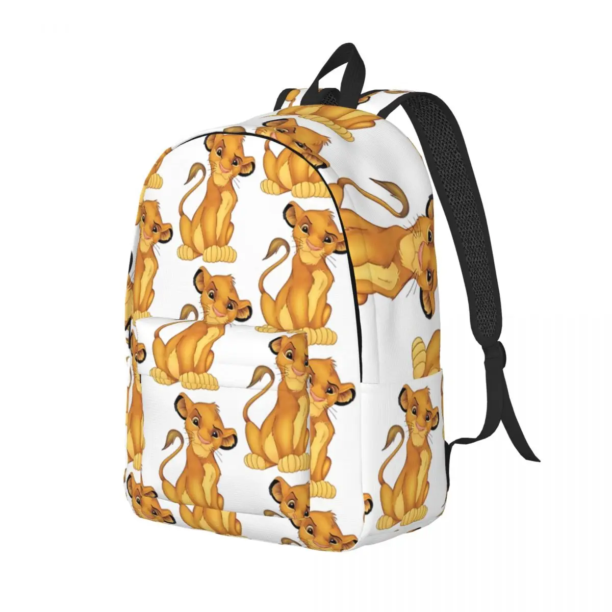 Gift The Lion King Zipper Closure Daypack Disney The Lion King Film Kawaii Office Workers Rucksack Hiking