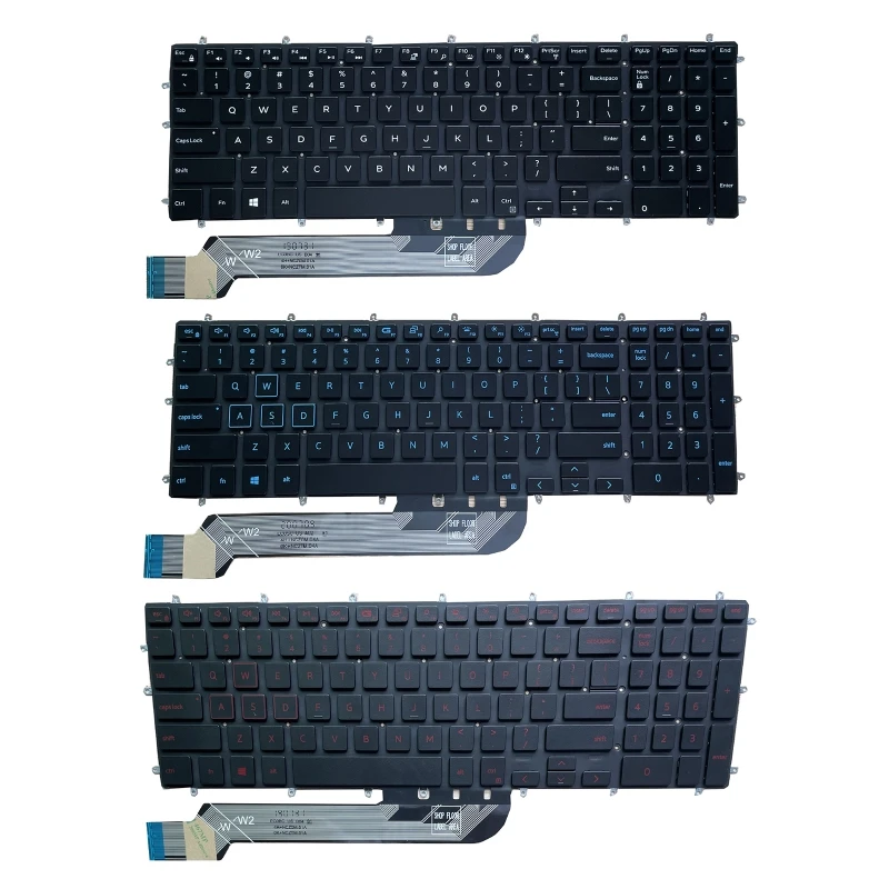 US Layout Backlit Keyboard for Dell Inspiron15 5570 5575 7577 7587 7568 7566 7567 5567 5565 15 7000 15-5568 5765 5767