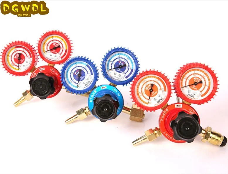 

Oxygen/Acetylene/Propane/Carbon Dioxide Regulator Gas Pressure Reducing Valve Flowmeter Welding Weld Gauge