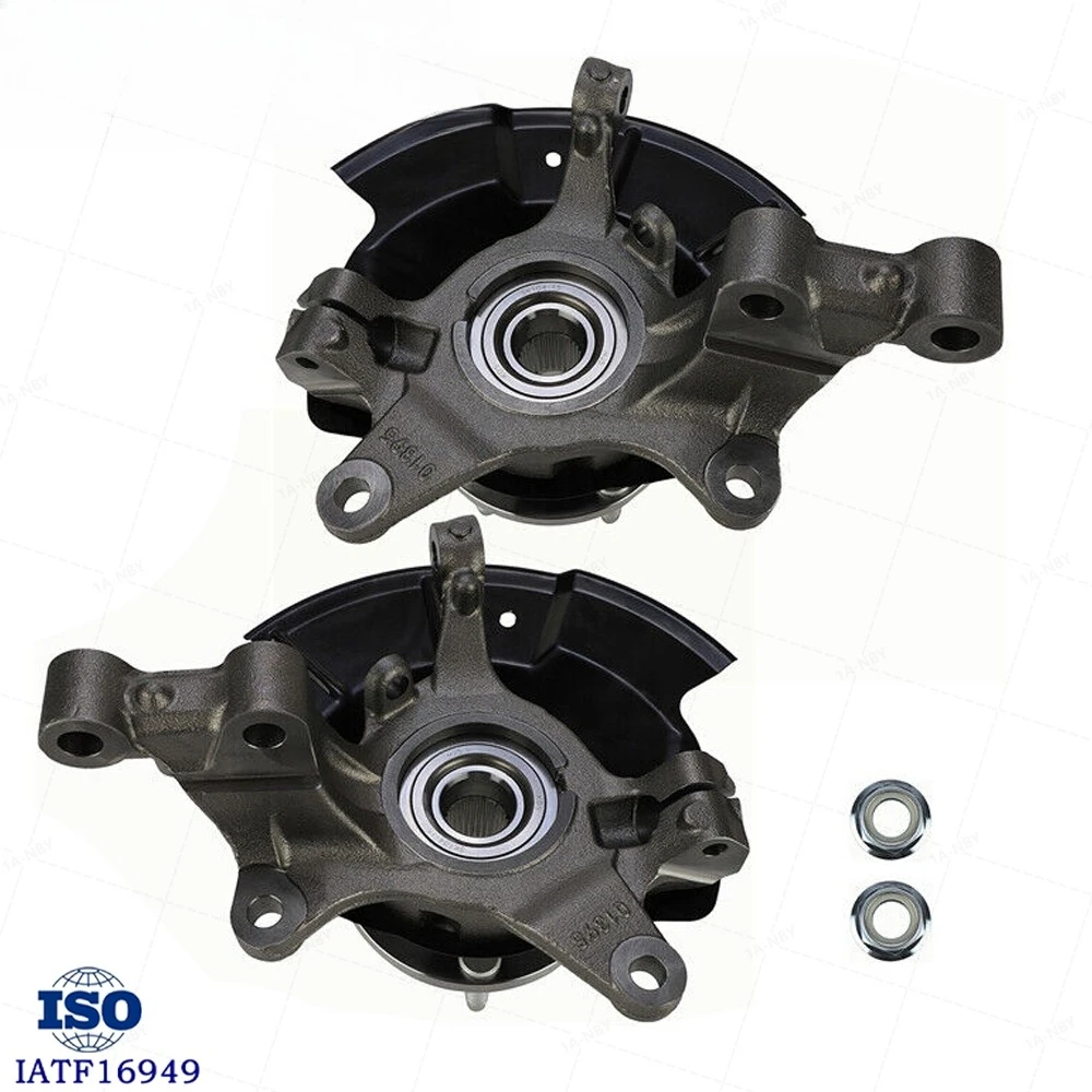 

686-265 + 686-264, LK057 + LK058 Передний поворотный кулак и ступица подшипника колеса в сборе для Ford Edge 2011-2014 гг.