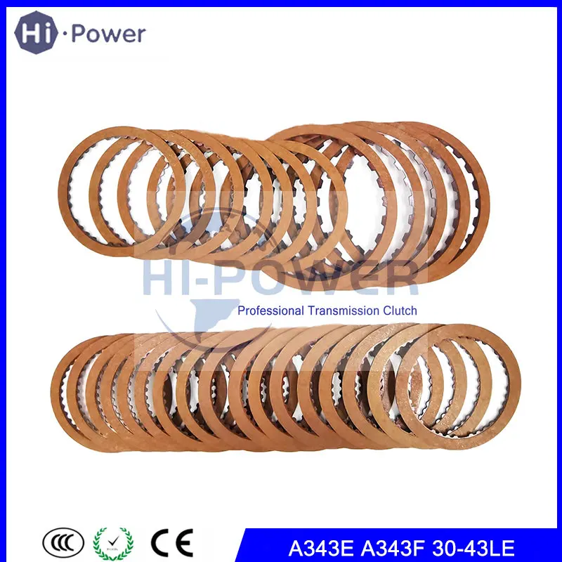 

A343F A343E 30-43LE Automatic Transmission Clutch Kit Friction Plates For Toyota Kia Hyundai Lexus Gearbox Disc